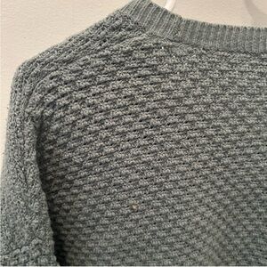 Madewell Women's Textured Knit Sweater - Bronze Side Zips - High/Low - Small